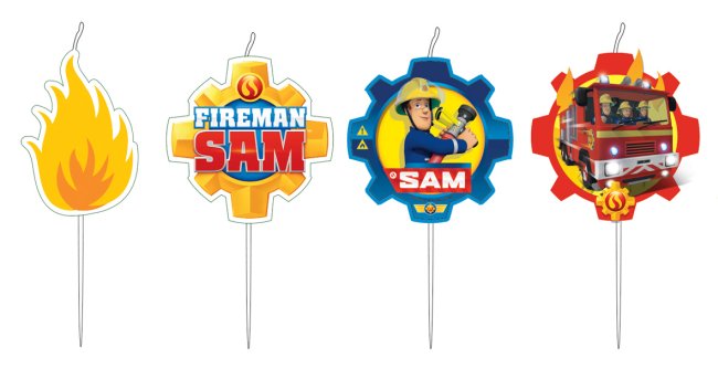 Mini velas de Sam el bombero
