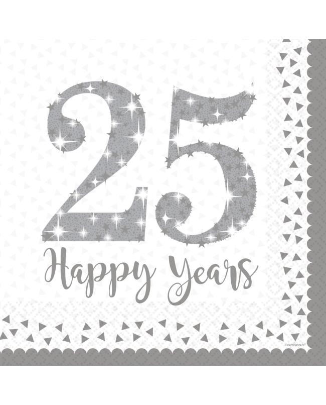 Serv/Med 33X33 Aniversario Plata 25 