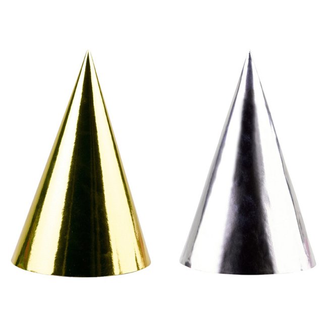 Golden Wishes Foil Party Gorros