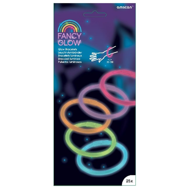 Glow Bracelets Asstd 20cm