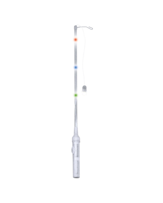 Palo Sujeta Farolillo Electrico Intermit. Blanco Plastico 40cm