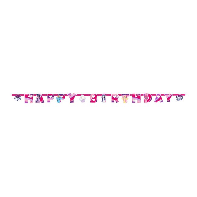 Banner ''Feliz Cumpleaños'' de Mi Pequeño Pony - 1,3m