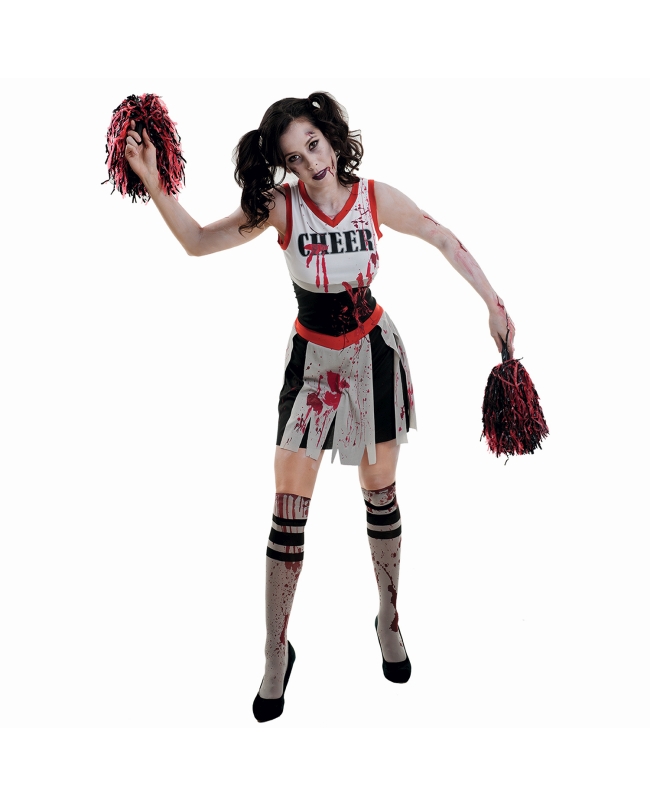 Disfraz Adulto: Zombie Cheerleader - Talla 16-18