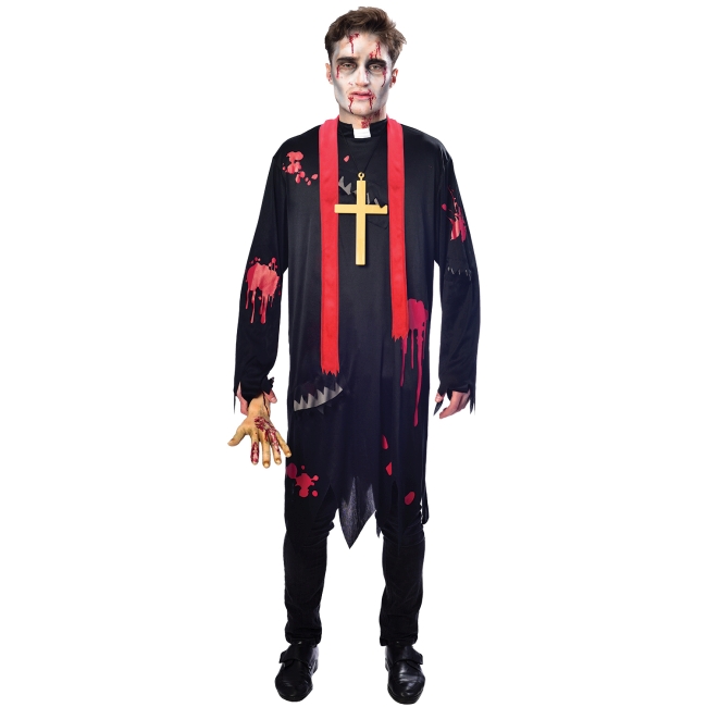 Disfraz Adulto Zombie Vicar - Medium Talla