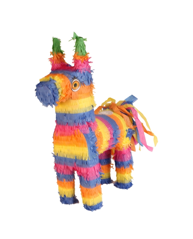 Piñata Burro Multicolor 28.6X54.5X13cm 