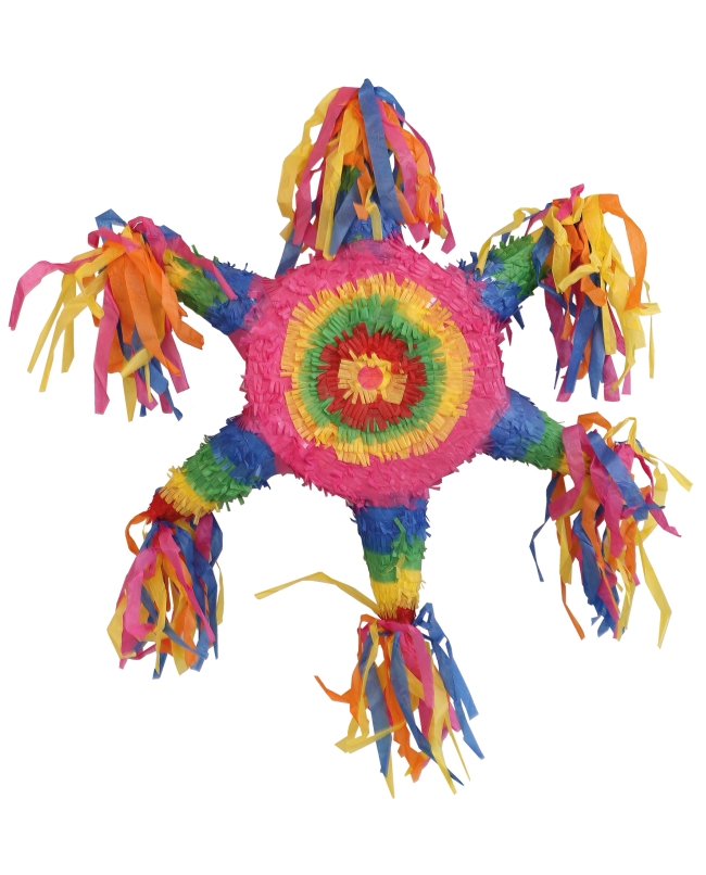 Piñata Estrella Multicolor 62.7X62.7X8,6cm 