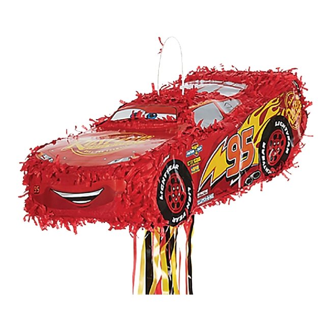 Piñata Lightning Mcqueen Pull Pinatas