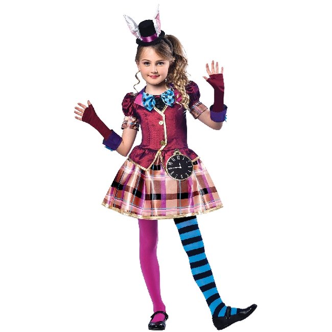 Disfraz Infantil Miss Hatter - Talla 5-6 Años