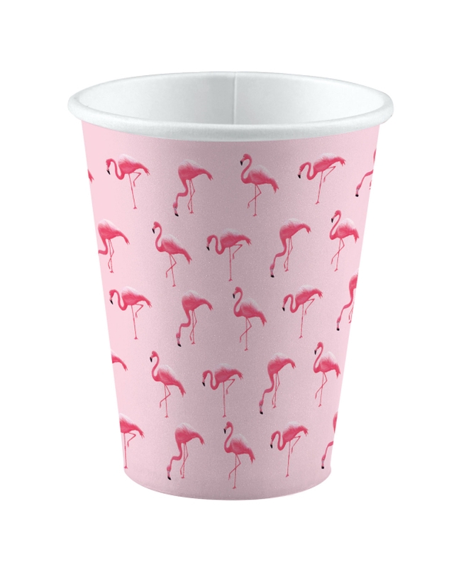 Vasos 250ml Papel Flamenco