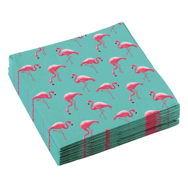 Servilletas 33x33cm Flamingo Paradise