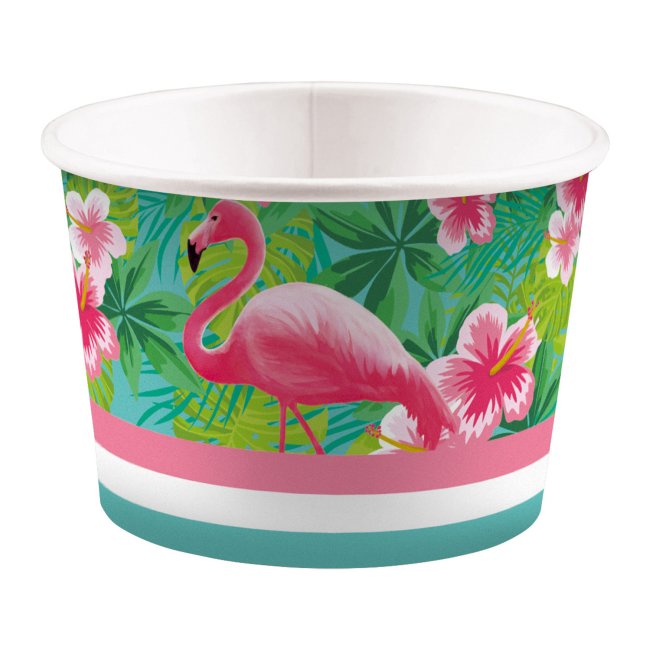 Vaso Bowl 270ml Para Helado Flamingo Paradise  