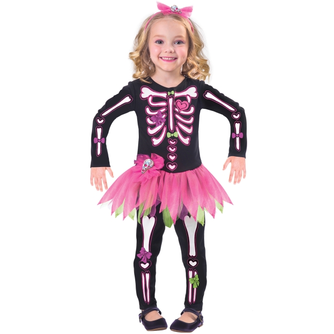 Disfraz Infantil Fancy Bones Skeleton - Talla 2-3 Años