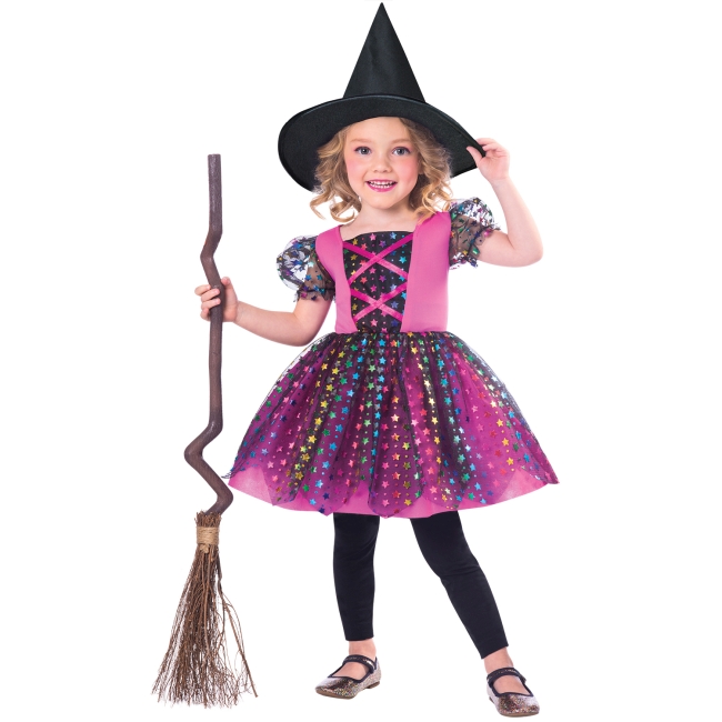 Disfraz Infantil Rainbow Witch - Talla 1-2 Años