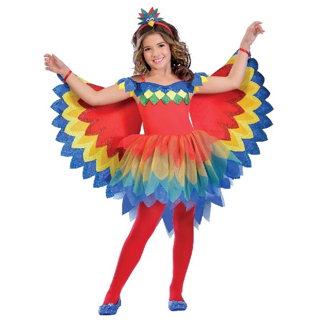 Disfraz Infantil Pretty Parrot Fairy - Talla 5-6 Años