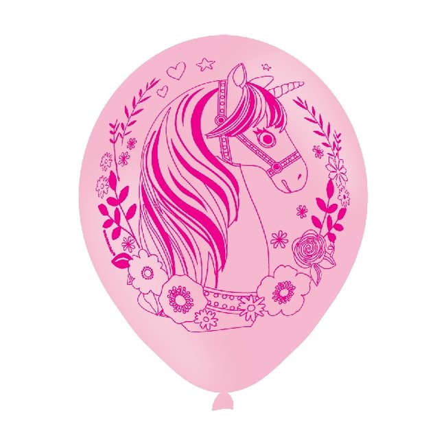 Globos Unicornio Mágico - Látex 28cm