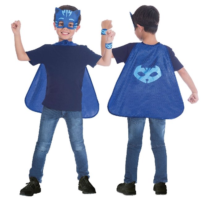 Capa Pk Masks Catboy Cape Set - T.4-8 Años