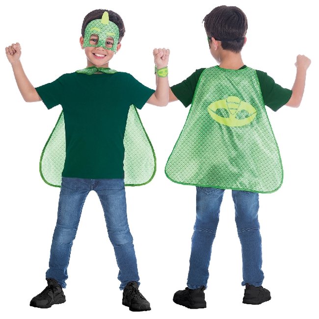 Capa Pk Masks Gekko Cape Set - Talla 4-8 Años