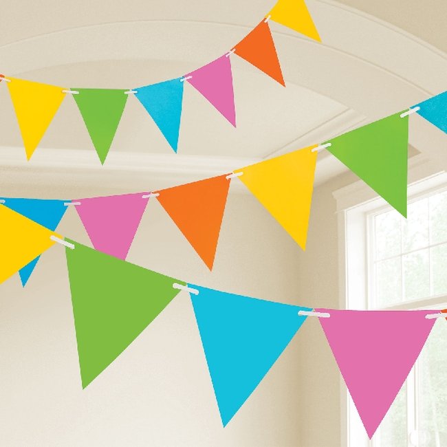Banderin Multi plastico 10mt x 32cm