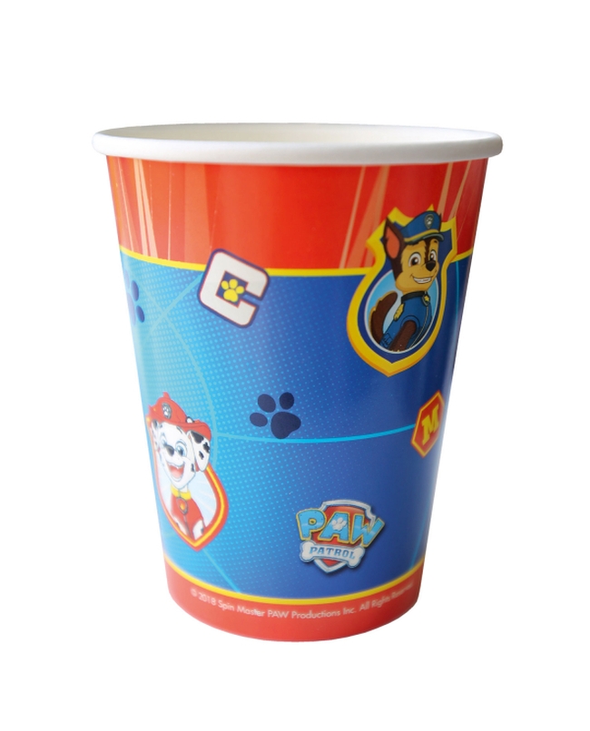 VASOS 250ml PATRULLA CANINA