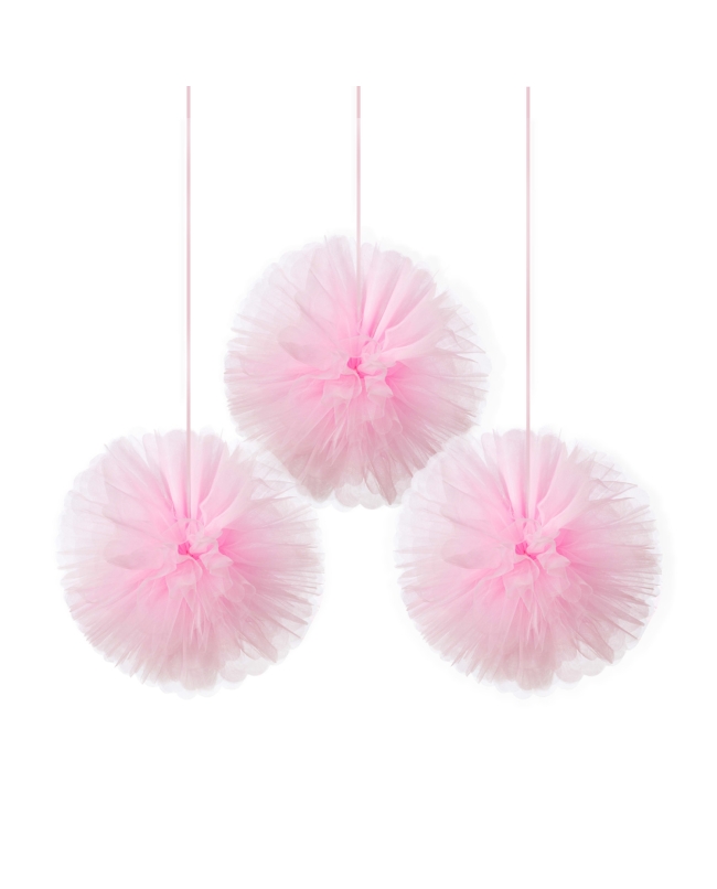 Decor. Colg. Pompom Tull Little Dancer 30.4cm