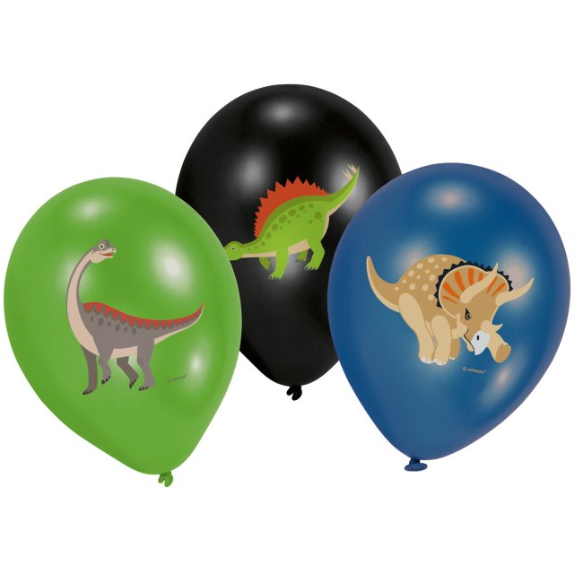 Globos Latex 27,5cm Happy Dinosaurio