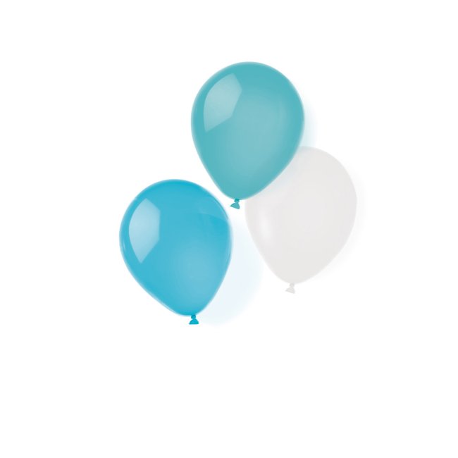 Globos Latex 25cm Aqua Glamor