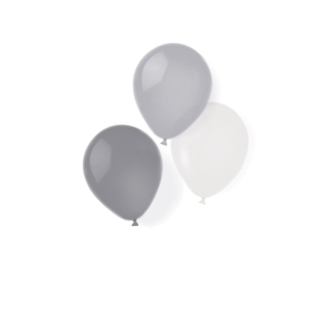 Globos Latex 25cm Silver Dream