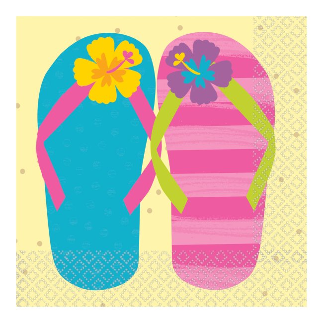 SERV/MED 33X33: JUST CHILLIN FLIP FLOP