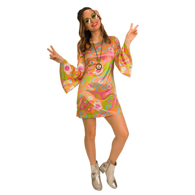 Disfraz Adulto 60 S Groovy Baby Talla 10-12