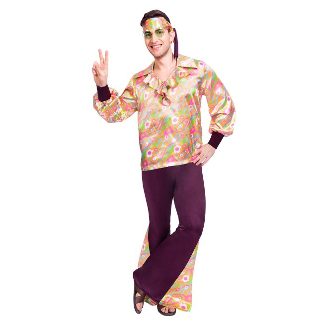 Disfraz Adulto 60 S Groovy Guy Talla Standard