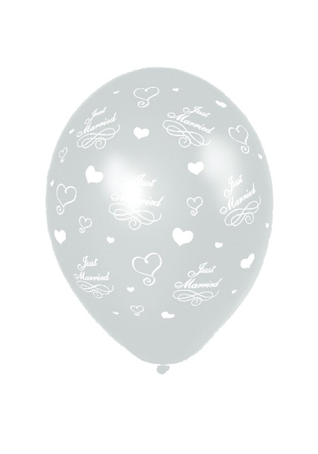 Globos 27cm J. Married Plata ***OFERTA DTO NO ACUMULABLE