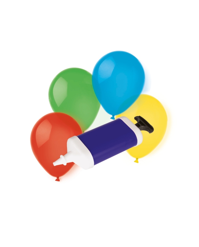 Globos Latex Surtidos Con Inflador