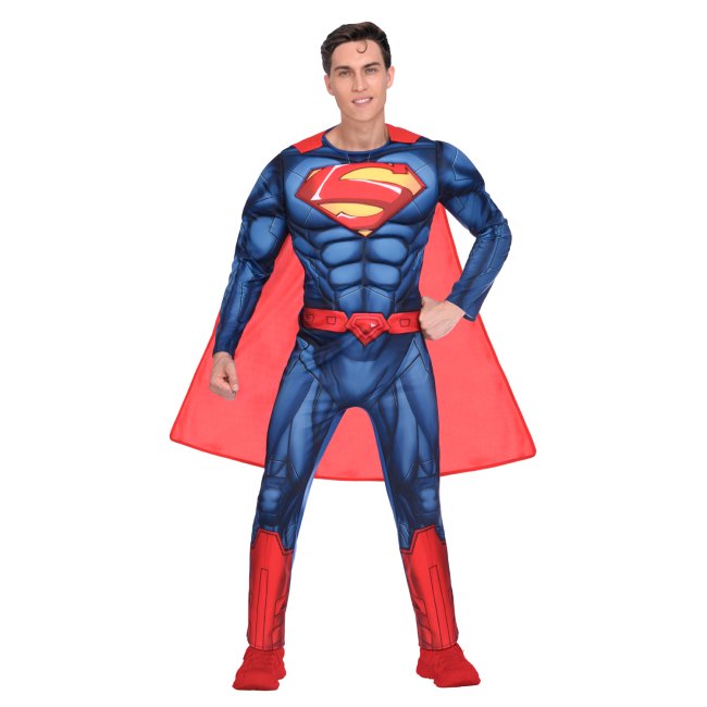 Disfraz Adulto W.B.: Superman Talla M