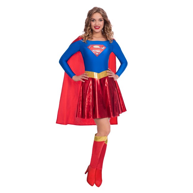 Disfraz Adulto W.B. Supergirl Talla S 36/38