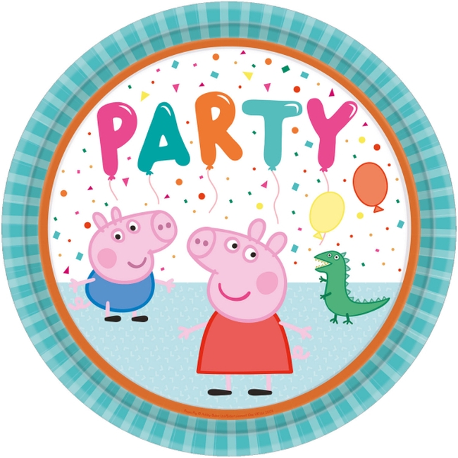 Platos 23cm Peppa Pig Party