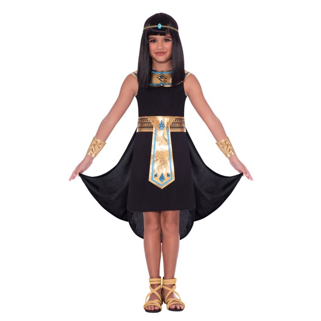 Disfraz Infantil Egyptian Pharaoh Girlblk Talla 4-6 Años