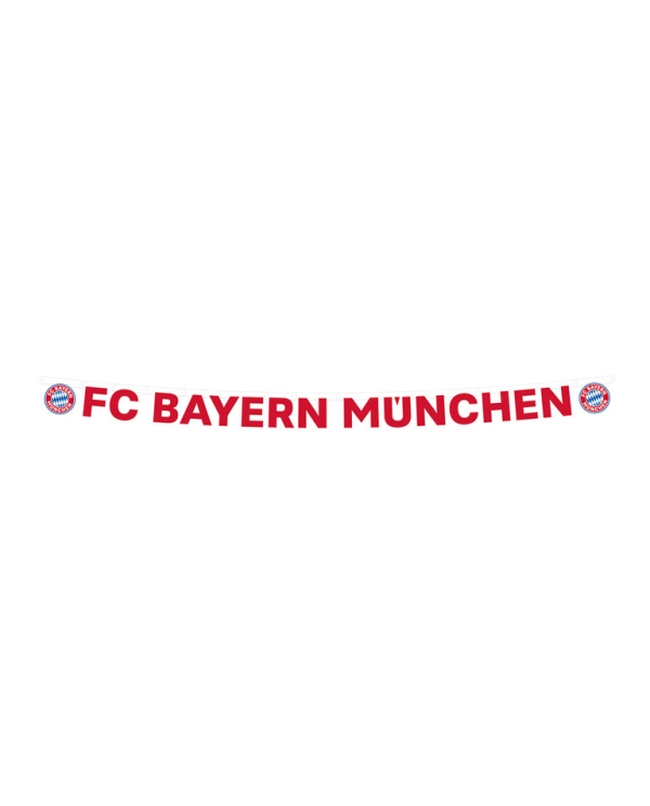 Banderin Letras Fc Bayern Munich Papel 180X11cm