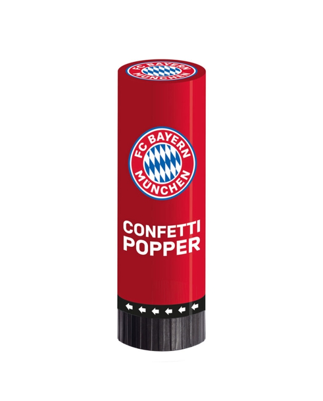 Party Popper Confeti Fc Bayern Munich 4,4X15,2cm