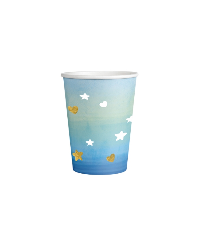 Vasos 250ml Papel Oh Bebe Niño Hot Stampet