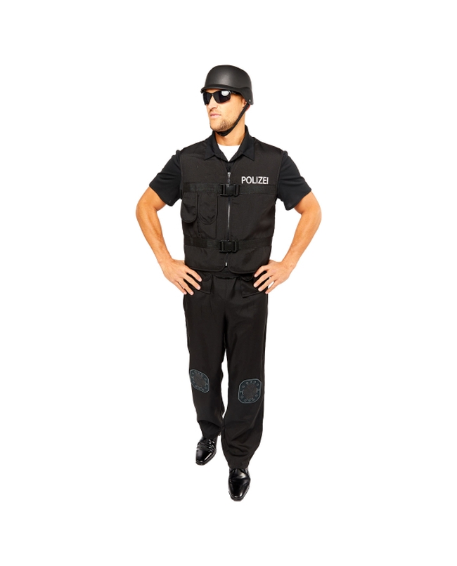 Disfraz Adulto: Policia Swat Aleman Talla Unica