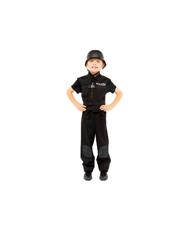Disfraz Inf: Policia Swat Aleman Talla 4-6 Años