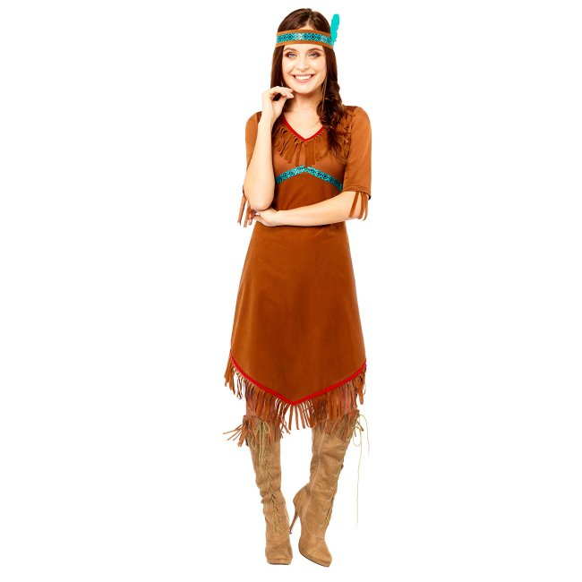 Disfraz Adulto: Native American Talla S 8-10
