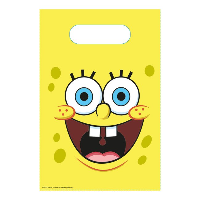 Bolsa Chuches/Juguetes Papel: Bob Esponja