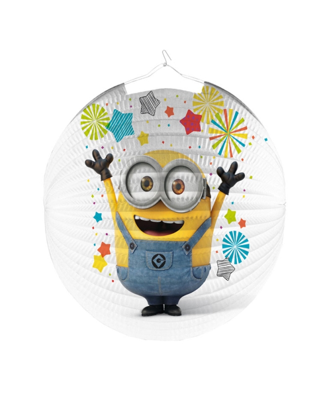 Farolillo Papel Circul. Minions 25cm