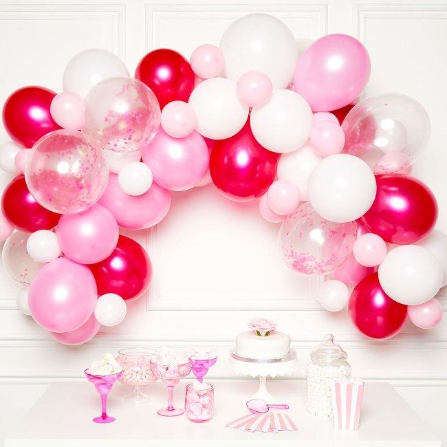 Globos Latex Kit Guirnalda Rosa