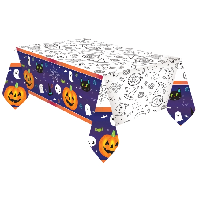 Mantel Papel Amigos Halloween