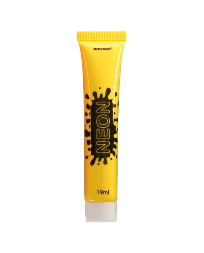 Maquillaje Uv Neon Amarillo 