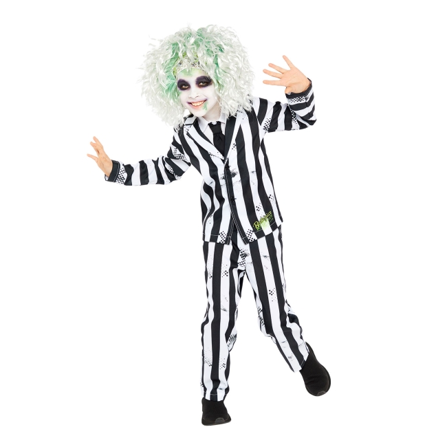 Disfraz Inf. W.B.: Beetlejuice Niño T.4-6 Años