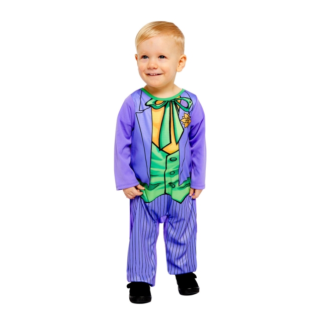 Disfraz Bebe W.B. Joker Comic Talla 2-3 Años