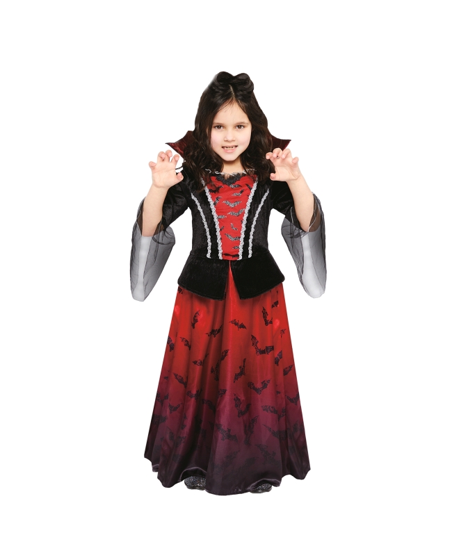 Disfraz Infantil Vampiresa Talla 5-6 Años